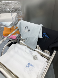 Loewe White Anagram Cotton T Shirt