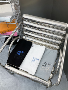 Loewe White Anagram Cotton T Shirt