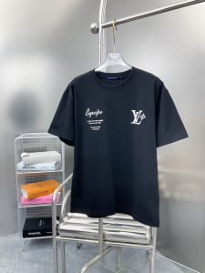 Louis Vuitton LV Black Cotton T Shirt