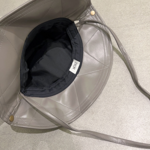 Dior Leather Rainhat Bucket Hat Gray
