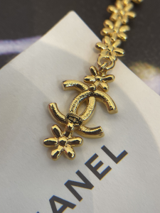 Chanel Crystal CC Flowers Earrings