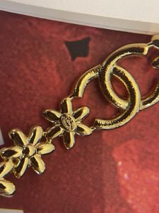 Chanel Crystal CC Flowers Hair Clip