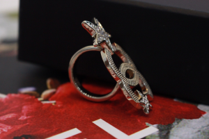 Chanel CC Logo Crystal Star Rings