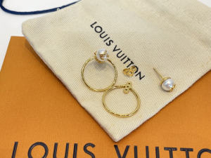 Louis Vuitton LV Spiral Gold Earrings