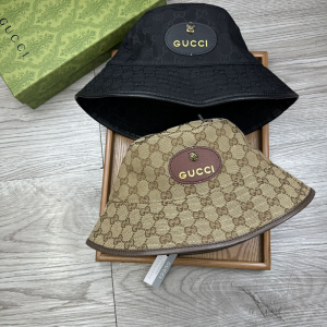 Gucci Black GG Canvas Bucket Hat