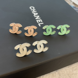 Chanel CC Logo Earrings