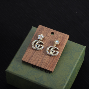 Gucci Crystal Double G Earrings