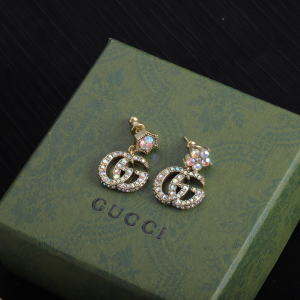 Gucci Crystal Double G Earrings
