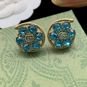Gucci GG Blue Diamond Earrings
