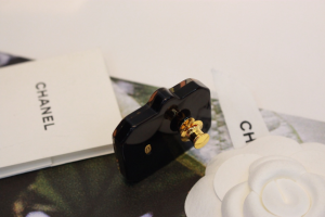 Chanel First Clock Brooch Yellow