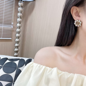 Gucci Double G Crystal Earrings