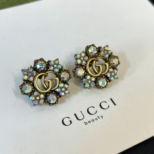 Gucci Double G Crystal Earrings