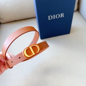 Dior Bobby 20MM Brown Leather Belt