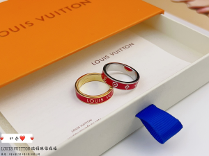 Louis Vuitton LV Inclusion Rings Red