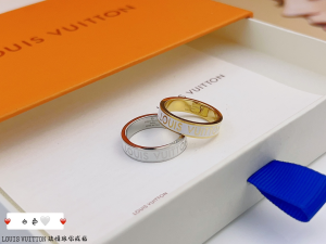 Louis Vuitton LV Inclusion Rings White