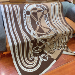 Hermes Avalon Grand Tralala Blanket Beige Cashmere Wool Hermes Avalon Grand Tralala Blanket Beige Cashmere Wool