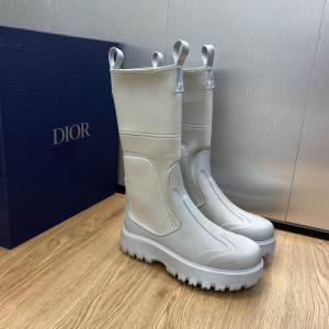 Dior Garden Boots Gray Rubber