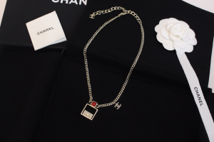 Chanel Bottle Chain Pendant Necklaces