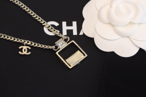 Chanel Bottle Chain Pendant Necklaces