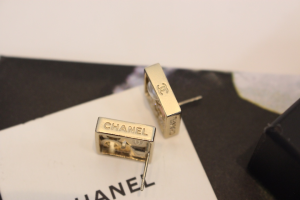 Chanel Square Multi Charm Earrings