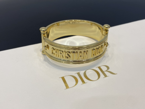 Dior Gold Code Cuff Bracelets