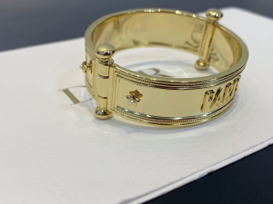 Dior Gold Code Cuff Bracelets
