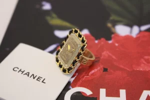 Chanel Watch Rings Gold Black