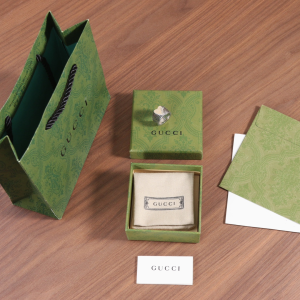 Gucci Heart Wide Band Rings