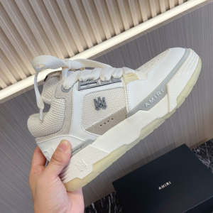 Amiri White Leather and Fabric MA1 High Top Sneakers Amiri White Leather and Fabric MA1 High Top Sneakers