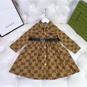 Gucci Girl Beige Jumbo GG Short Dress Gucci Girl Beige Jumbo GG Short Dress