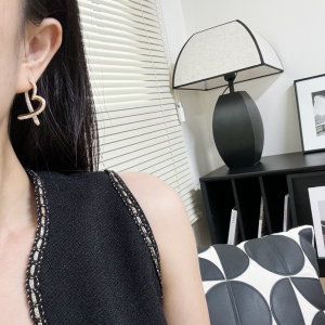 Celine Crystal Heart Earrings