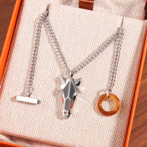 Hermes Destrier Chain Necklace