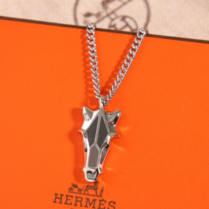Hermes Destrier Chain Necklace