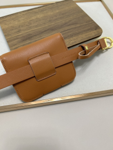 Dior Saddle Pocket Brown Leather Belt