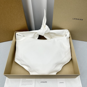Lemaire Bandana White leather Shoulder cross body bag Lemaire Bandana White leather Shoulder cross body bag