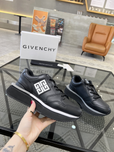 Givenchy 4G Black Leather Sneakers