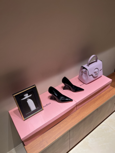 The Attico Cheope Black Patent Leather Wedge Pumps 105MM The Attico Cheope Black Patent Leather Wedge Pumps 105MM