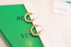 Bottega Veneta Twist Hoop Earrings