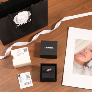 Chanel CC Coco Pink Rings