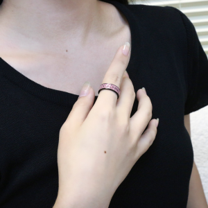 Chanel CC Coco Pink Rings