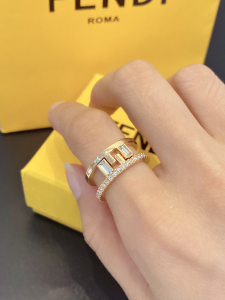 Fendi First FF Crystals Rings