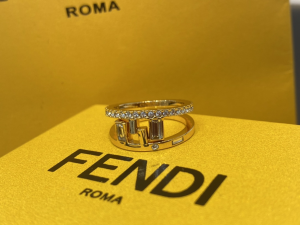 Fendi First FF Crystals Rings