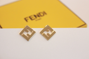 Fendi Forever FF Gold Earrings