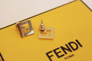 Fendi Forever FF Gold Earrings