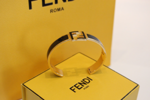 Fendi Forever FF Rigid Black Bracelet