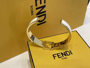 Fendi Forever FF Rigid White Bracelet