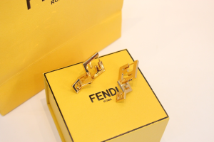 Fendi Forever Gold FF Earrings