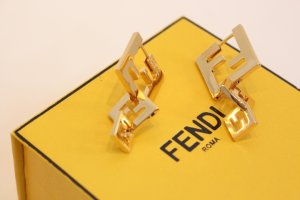Fendi Forever Gold FF Earrings