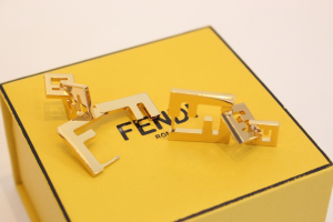 Fendi Forever Gold FF Earrings