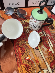 Gucci Rose Floral lidded Mug